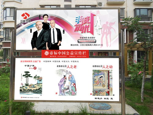 江蘇衛(wèi)視 成功案例 社區(qū)廣告 小區(qū)廣告 社區(qū)廣告牌 小區(qū)廣告牌 帝標傳媒